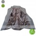 Light Grey Mens Leather Biker Style Jacket For Sale